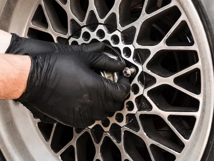 Diamond Black Nitrile Examination Gloves