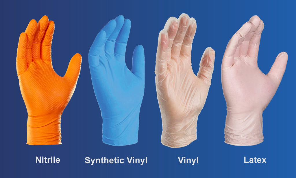 Latex Nitrile and Vinyl Gloves: Characteristics and Uses