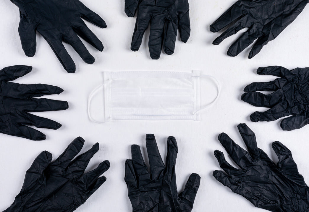 A Color Guide to Disposable Gloves: Black, Blue, Clear, Green, Orange, and White Options