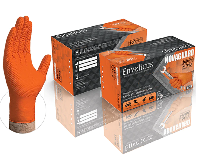 heavy industries textured gloves