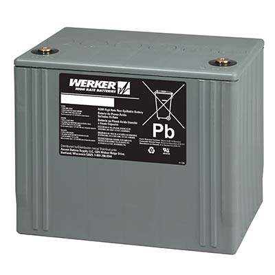 Werker 12V 80Ah High Rate AGM Sealed Lead Acid UPS Battery
