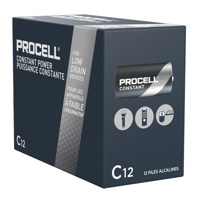 Dependable Duracell ProCell 1.5V C LR14 Alkaline Batteries - 12 Pack