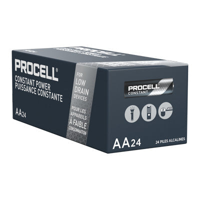 Duracell ProCell Constant AA Alkaline Batteries – 24 Pack, 1.5V