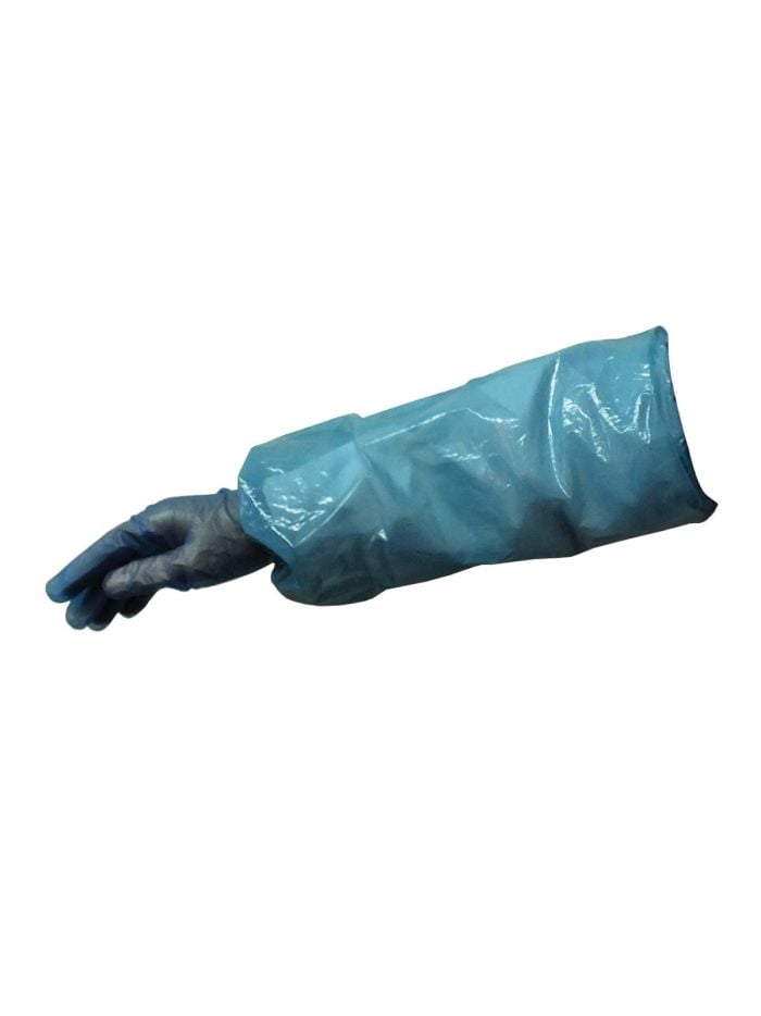 Detectamet Metal Detectable Disposable Sleeve Covers Blue Pack 1000