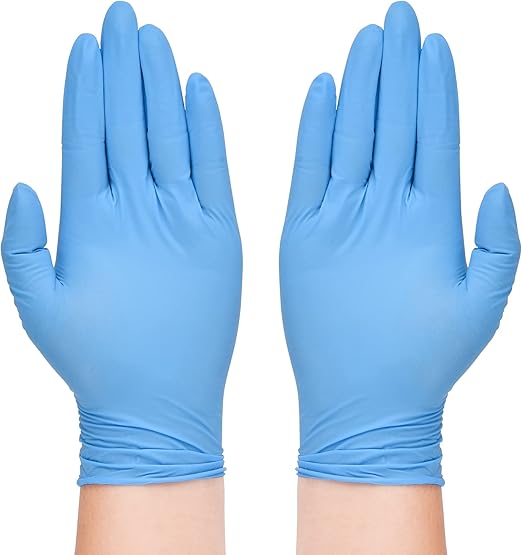 DISPOSABLE NITRILE  EXAM GLOVES