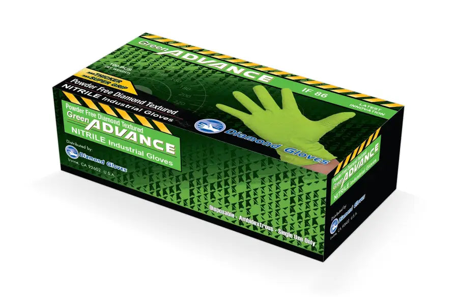 Diamond NITRILE DIAMOND GRIP GLOVE (8 Mil) 100/BX 10 BX/CS 1000 CDNEIF87