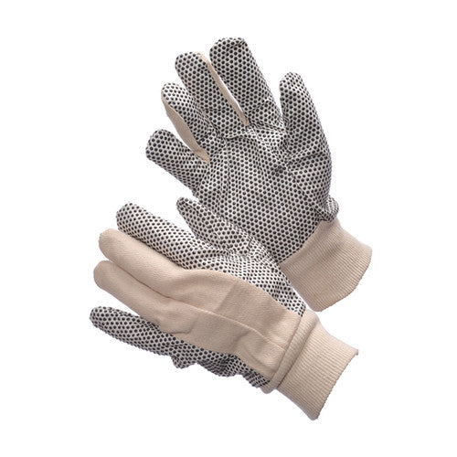 Major Gloves 60-2681 Cotton Canvas Work Gloves with PVC Dots