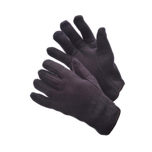 Major Gloves 65-1954 Lined Brown Jersey Work Gloves