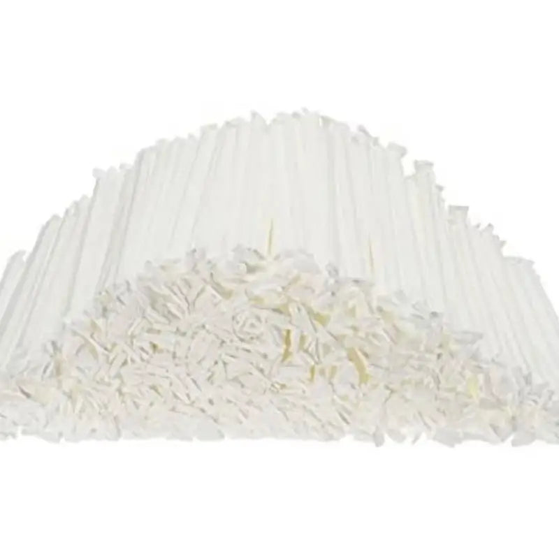 Paper Wrapped Clear 7.75’’ 5.6mm 0.43g Jumbo Straight Straw 500pcs/bag 24bags/ctn - Foodservice Disposables